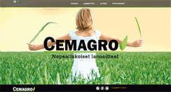 Desktop Screenshot of cemagro.fi