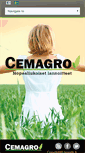 Mobile Screenshot of cemagro.fi