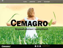 Tablet Screenshot of cemagro.fi
